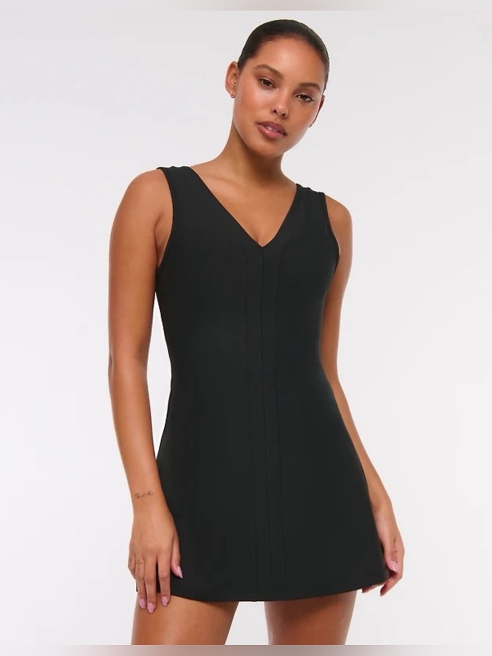 YPB sculptLUX V-Neck Mini Dress NWT Size XS
